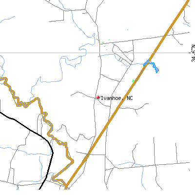 Ivanhoe map