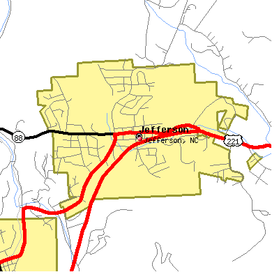 Jefferson map