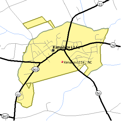 Kenansville map