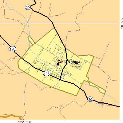 Calistoga map