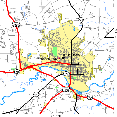 Kinston map