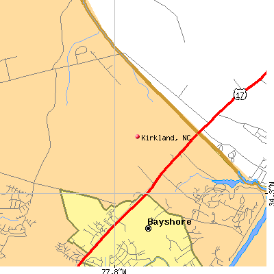 Kirkland map