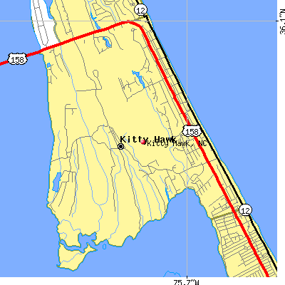 Kitty Hawk map