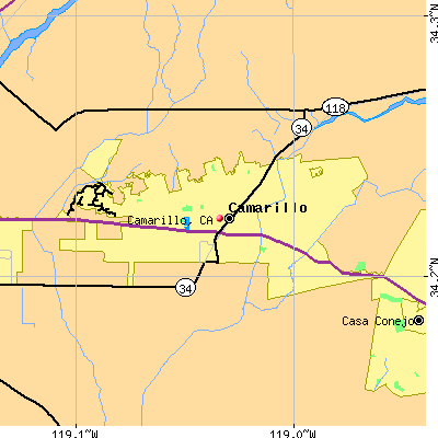 Camarillo map