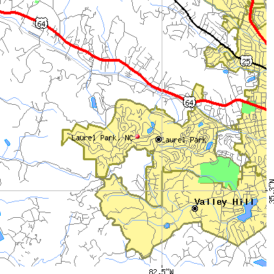 Laurel Park map
