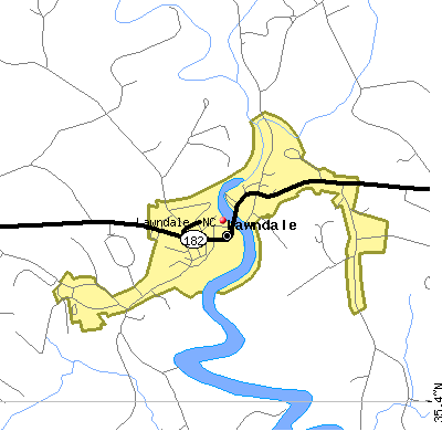 Lawndale map