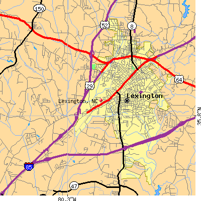 Lexington map