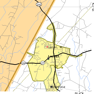 Locust map