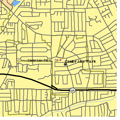 Cambrian Park map