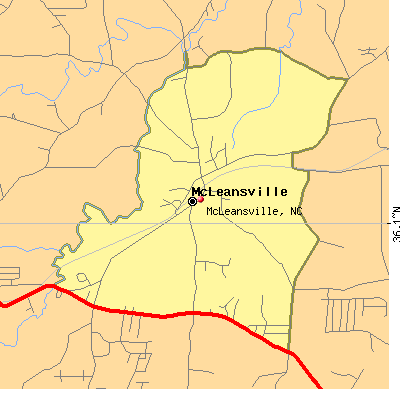 McLeansville map