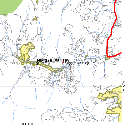 Maggie Valley map