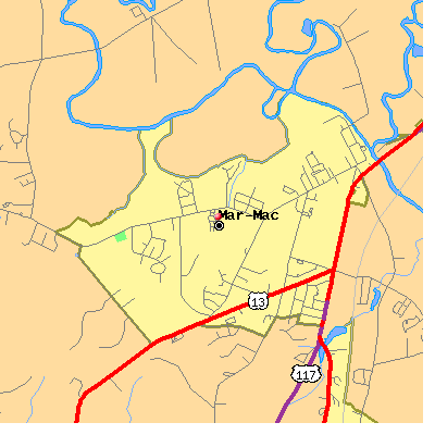 Mar-Mac map