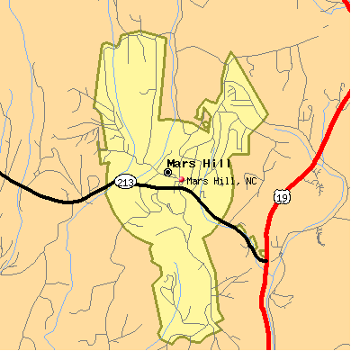 Mars Hill map