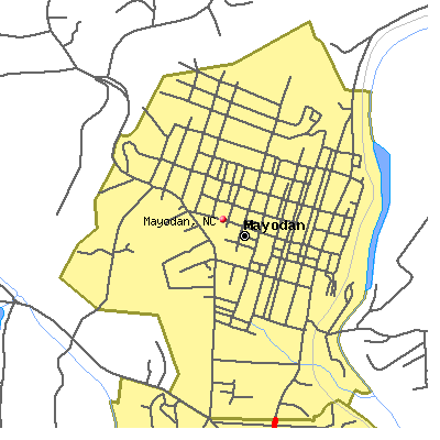 Mayodan map