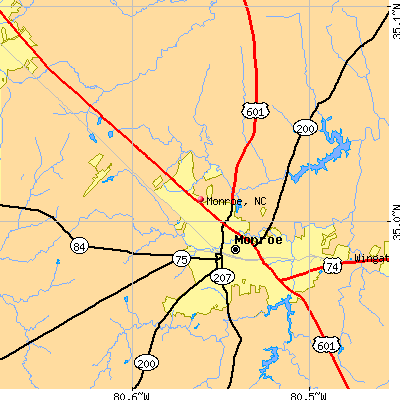 Monroe map