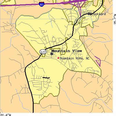 Mountain View map