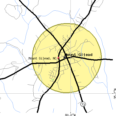 Mount Gilead map