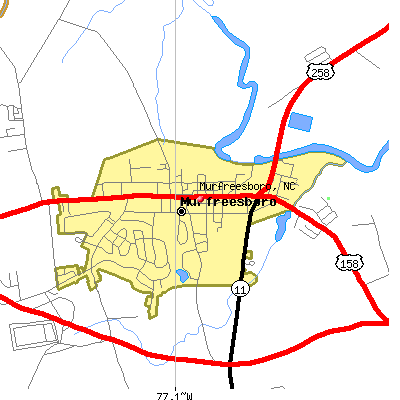Murfreesboro map