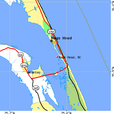 Nags Head map