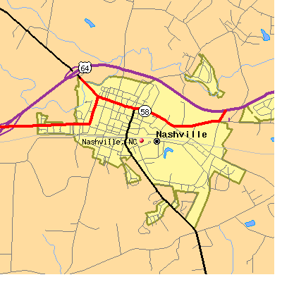 Nashville map