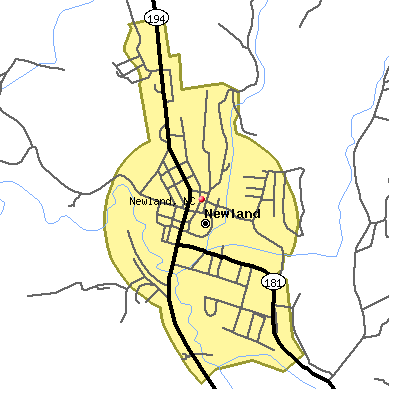 Newland map