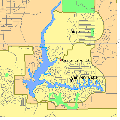 Canyon Lake map