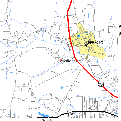 Newport map