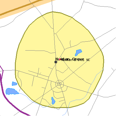 Newton Grove map