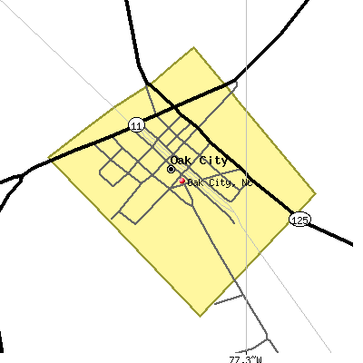 Oak City map