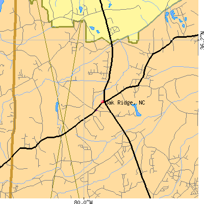Oak Ridge map