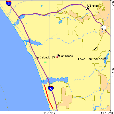 Carlsbad map