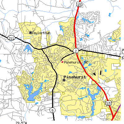 Pinehurst map