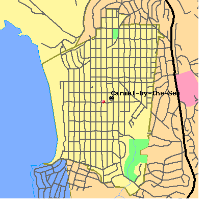 Carmel-by-the-Sea map