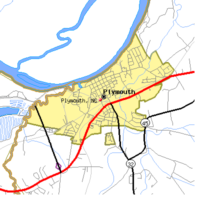 Plymouth map