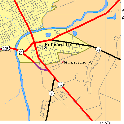Princeville map