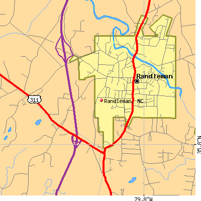 Randleman map