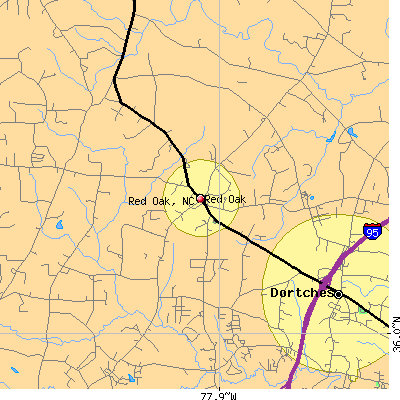 Red Oak map
