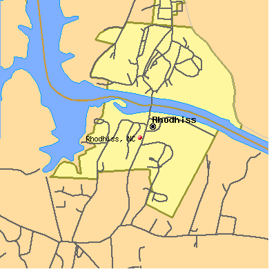 Rhodhiss map