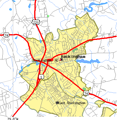 Rockingham map