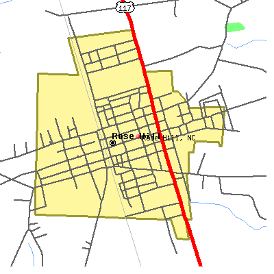 Rose Hill map