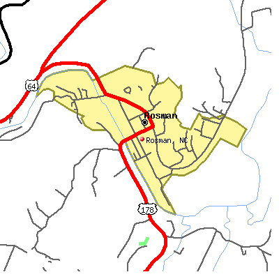 Rosman map