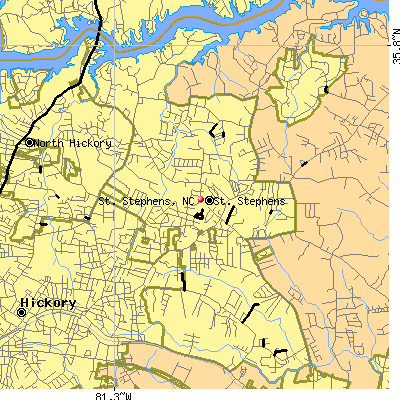 St. Stephens map