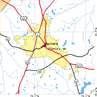 Sanford map