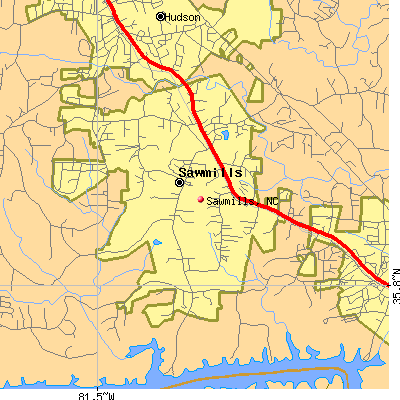 Sawmills map