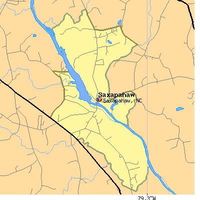 Saxapahaw map