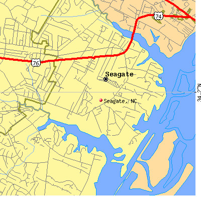 Seagate map
