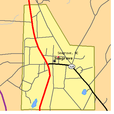 Seagrove map