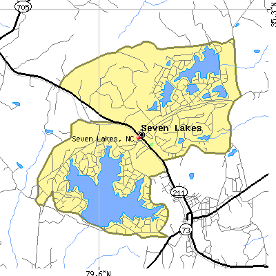 Seven Lakes map