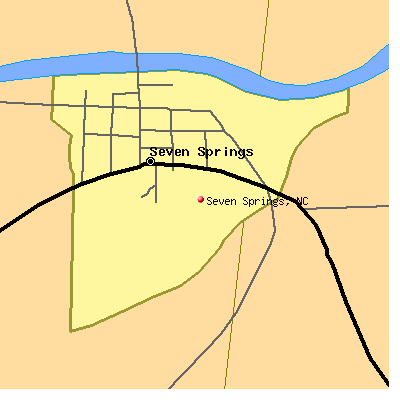 Seven Springs map