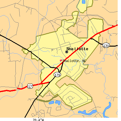 Shallotte map